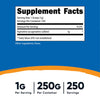 Nutricost Pure Agmatine Sulfate Powder - 250 Grams