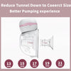 Flange Inserts Compatible with S12Pro S12 / S9 Wearable Breast Pump,Reduce 24mm Shield/Flange Nipple Tunnel Down to 17/19mm, 4pcs