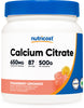 Nutricost Calcium Citrate Powder (500 Grams) (Strawberry Lemonade)