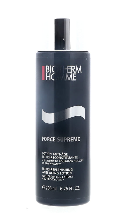 Biotherm Homme Force Supreme Nutri-Replenishing Anti-Aging Lotion, 6.76 Fl Oz