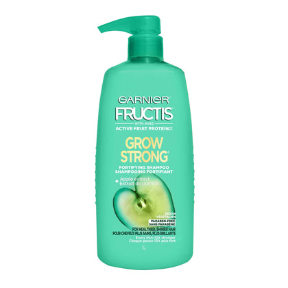 Garnier Fructis Grow Strong Shampoo, 33.8 Fl Oz, 1 Count (Packaging May Vary)