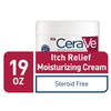 CeraVe Anti-Itch Cream with Pramoxine for Itchy Skin Relief from Bug Bites, Sunburns, and Minor Irritations - Fragrance Free 19 oz Moisturizing Cream