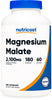 Nutricost Magnesium Malate 2,100mg, 180 Capsules - Vegetarian, Non-GMO, Gluten Free