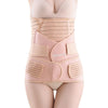 BODVITALS 3 in 1 Postpartum Belt After Delivery Support Recovery | Body Shaper Belt for Women for After Birth Postnatal C-section | Waist Pelvis Shapewear Wrap Postpartum Girdle (Beige, L) (Used - Like New)