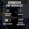 Batch 27 Pre Workout Powder - 8g Citrulline, 3.5g Beta Alanine, 2.5g Betaine, 325mg Caffeine | Instant Energy, Focus, Pumps, Strength | Nitric Oxide Booster & Powerful Preworkout 20sv Bubblegum Grape