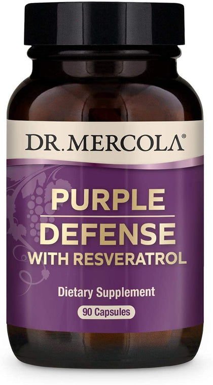 Dr. Mercola, Purple Defense with Resveratrol, 90 Capsules