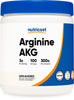 Nutricost Arginine AKG Powder 300 Grams (AAKG) - 3G Per Serving & 100 Servings - Pure Arginine Alpha Ketoglutarate (Expiry 3/01/2027)