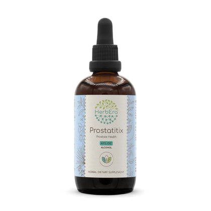 Prostatitix A120 Alcohol Extract Tincture: Saw Palmetto Berry, Stinging Nettle Leaf, Pumpkin Seed, Green Tea Leaf, Wildcrafted: Pygeum Bark. Prostate Health 4 Fl Oz