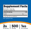 Nutricost Taurine Powder (1KG) - 500 Servings