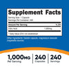 Nutricost Citric Acid 1000mg (1 gram), 240 Capsules - Gluten Free, Non-GMO