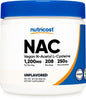 Nutricost N-Acetyl L-Cysteine (NAC) Powder 250 Grams - Vegan NAC, Non-GMO, Gluten Free