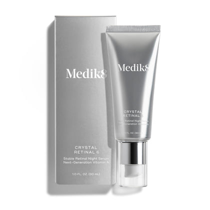 Medik8 Crystal Retinal 1 - Brightening, Firming, Advanced Skin Regenerating Retinaldehyde Serum - Smoothing, Hydrating Wrinkle Repair Recipe - With Hyaluronic Acid, Glycerin, and Vitamin E - 1 oz