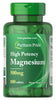 Puritan's Pride High Potency Magnesium Tablets, 500 mg, 100 Count