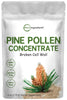 Micro Ingredients Pure Pine Pollen Powder, 6 Ounce, Wild Harvest an Broken Cell Wall, Supports Immune System Health, Boosts Energy, Antioxidant & Androgenic, No GMOs, Vegan Friendly