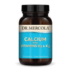 Dr. Mercola Calcium with Vitamins D3 & K2, 90 Servings (90 Capsules), Dietary Supplement, Supports Bone and Organ Health, Non GMO