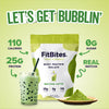 FitBites 100% Whey Isolate Protein Powder (Matcha Latte), 5.9g BCAAs, Gluten Free, Zero Sugar, Fast Absorbing, Easy Digesting