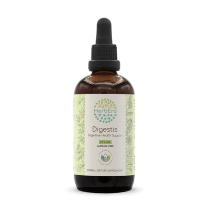 Digestis B120 Alcohol-Free Extract Tincture: Wormwood Herb, Anise Seed, Fennel Seed, Lemon Balm Leaf, Cardamom Pods, Artichoke Leaf, Oregon Grape Root. Digestive Health Support 4 Fl Oz