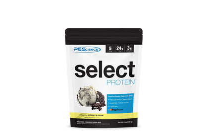 PEScience Select Low Carb Protein Powder, Cookies and Cream, 5 Serving, Keto Friendly and Gluten Free