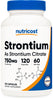 Nutricost Strontium Capsules 750mg, 120 Capsules - Vegetarian, Non-GMO, Gluten Free