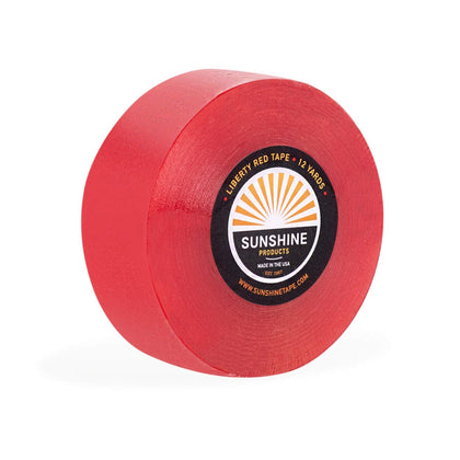 Daily Wear Hair System Tape Roll - Liberty Red Liner Wig Tape - Doublesided Ultra Hold Hair Tape for Wigs, Toupee, Hair Systems - 1-14 Day Hold - 1