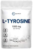 Micro Ingredients Plant Based L Tyrosine Pills, 1000mg Per Serving, 240 Capsules, Premium Tyrosine Pre Workout Supplement, Supports Mental Alertness Neurotransmitter, Non-GMO and Easy to Swallow