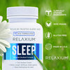 Relaxium Sleep Aid for Adults, Melatonin Sleep Supplement to Support Longer Sleep, Non-Habit Forming, Magnesium, Ashwagandha, 60 Capsules, 30-Day Supply