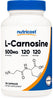 Nutricost L-Carnosine 500mg, 120 Capsules - Gluten Free & Non-GMO