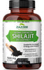 Zazzee 100% Pure Organic Himalayan Shilajit 20:1 Extract, 7000 mg Strength per Capsule, 50% Fulvic Acid, 120 Servings per Bottle, 20X Potency, Rich in Trace Minerals, Non-GMO, Vegan, Made in The USA