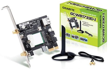 GIGABYTE GC-WB1733D-I (Bluetooth 5/Wireless AC 9260/160MHz Dual Band WiFi/Expansion Card)