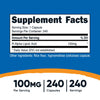 Nutricost R-Alpha Lipoic Acid 100mg, 240 Capsules - Veggie Capsules, Non-GMO, Gluten Free