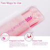 Reusable Perineal Cooling Pad for Postpartum & Hemorrhoid Pain Relief, Hot & Cold Packs for Women After Pregnancy and Delivery, 2 Ice Pack and 3 Cover (Gel-Pink)