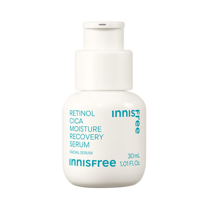 innisfree Retinol Cica Moisture Recovery Serum with Retinol, Salicylic Acid, and Cica, Gentle Korean Soothing Serum (Packaging May Vary)