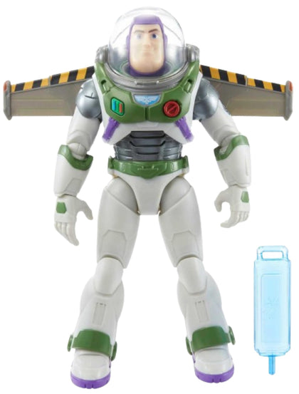 Mattel Disney and Pixar Lightyear 12-in Action Figure with Vapor Effect & Sounds, Buzz Lightyear Jetpack Liftoff Toy