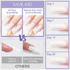 SAVILAND LED/U V Builder Nail Gel - 3.53oz White Nail Extension for Professional Salon Gel Builder for Nails Hard Gel for DIY Nail Art Supplies Manicure Set, Gift for Women Ladies Girls