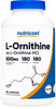 Nutricost L-Ornithine 500mg, 180 Capsules - Non-GMO and Gluten Free