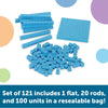 Learning Resources Base Ten Blocks Smart Pack, Early Childhood Math Skills, Ages 5+, Multicolor