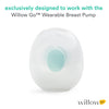 Willow Go Pump Reusable Breast Milk Containers, 2 Ct, Holds 5 oz. Per Container, Breastfeeding Essential for The Willow Go Wearable Breast Pump, Hands-Free Pumping