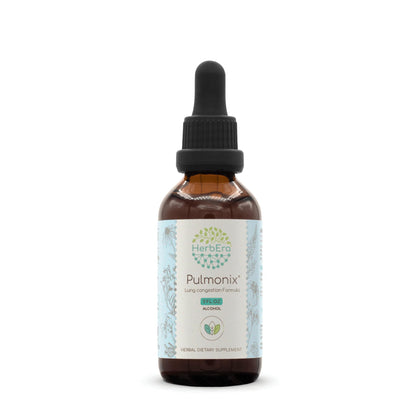 Pulmonix A60 Alcohol Extract Tincture, Concentrated Liquid Drops Astragalus Root, Red Sage Leaf, Garlic Bulb, Echinacea Root, Lobelia Herb. Wildcrafted: Umckaloabo Root. Lung Congestion Formula 2 Oz