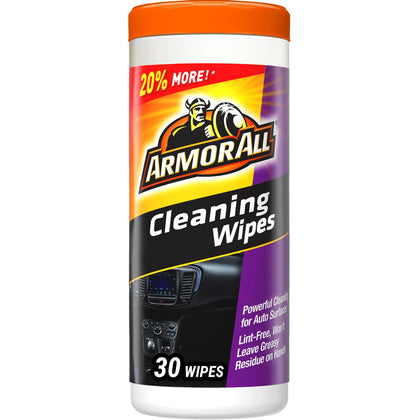 Armor All Interior Car Cleaning Wipes, Car Wipes for Dirt and Dust, 30 Count