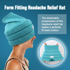 Comfcube Migraine & Headache Relief Ice Cap, 2 Hours Long Lasting Cold Therapy Wearable Form Fitting Ice Hat for Tension Headache, Sinus & Stress Relief, Puffy Eyes, Chronic Migraine, Chemo