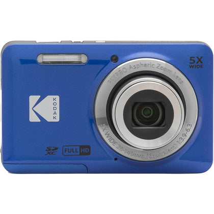 KODAK PIXPRO FZ55-BL 16MP Digital Camera 5X Optical Zoom 28mm Wide Angle 1080P Full HD Video 2.7