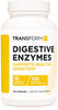 TransformHQ Digestive Enzymes Supplement (120 Capsules) - 16 Enzymes, Support Healthy Digestion