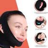 Neck Chin Compression Garment Strap Bandage, Face Slimmer, Double Chin Wrap (M, Black)