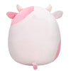 Squishmallows Original 14-Inch Reshma Light Pink Cow with Purple Bandana - Large Ultrasoft Official Jazwares Plush