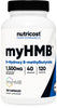 Nutricost myHMB Capsules 1,500MG Calcium HMB Per Serving, 120 Capsules, 40 Servings - Performance Line, Calcium B-hydroxy B-Methylbutyrate Monohydrate