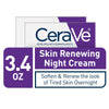 CeraVe Night Cream for Face | 2 Pack (1.7 Ounce Each) | Skin Renewing Night Cream with Hyaluronic Acid & Niacinamide | Fragrance Free