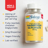 Solaray Magnesium Glycinate Capsules, Fully Chelated Magnesium Bisglycinate with BioPerine, High Absorption Magnesium Supplement, Stress, Bones, 60 Day Guarantee, Non-GMO