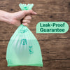 GREENER WALKER 100% Compostable Trash Bags, 1.6 Gallon-150Bags, Food Scrap Kitchen Waste Bags with EN13432 Certified