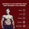 Nutriissa Cycle Support | Premium Liver Detox & Organ Defense Supplement for Athletes | Kidney Support Capsules for Bodybuilders & Weightlifters | 525mg of TUDCA & 1000mg of NAC - 5600mg - 240 Caps