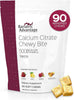 Bariatric Advantage Calcium Citrate Chewy Bites 500 mg - for Bariatric Surgery Patients - Vitamin D3 - Sugar-Free Chewable Calcium Supplement - Bariatric Calcium Chews - Assorted Fruit - 90 Count